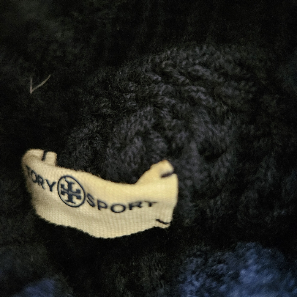 Tory Sport Merino Wool Chevron Turtleneck Sweater - Picture 8 of 8